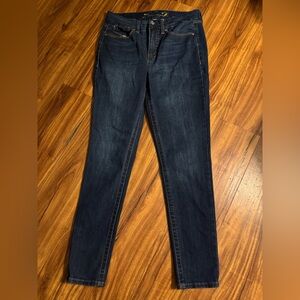 Seven7 Dark Blue Skinny Jeans